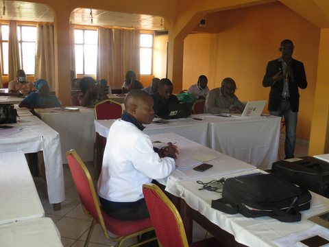 Présentation de CHM-RDC par le PFN à Bukavu