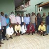 Photo de famille prise lors de l'atelier d'information et sensibilisation des décideurs politiques et d'autres acteurs de la biodiversité à Bukavu